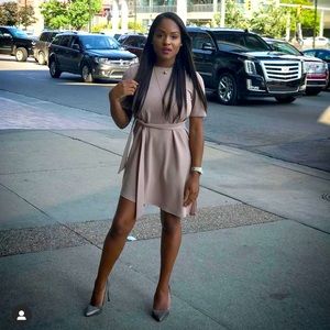 Light Pink Asymmetrical Vibes